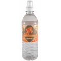 16.9 Oz. Custom Labeled Bottled Water w/Sport Cap